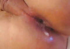 A female dog pregnant wearing nurse korean karaoke sex outfit and stroking her